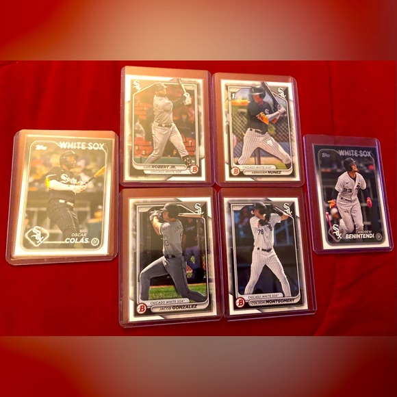 2024 Bowman Baseball Set-Luis Robert Jr-Gonzalez-Colas-Montgomery-White Sox - Picture 1 of 7